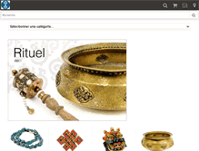 Tablet Screenshot of boutique.tibetart.fr